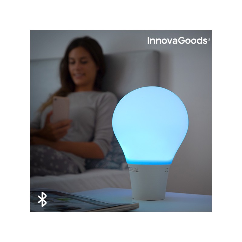 Silikon-LED-Touchlampe mit Lautsprecher Silitone InnovaGoods