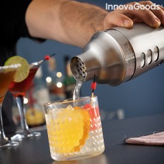 Cocktail-Shaker mit integrierten Cocktail-Rezepten Maxer