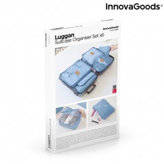 Ordnungssäcke für Koffer Luggan InnovaGoods 6 Stücke