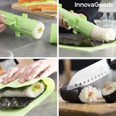 Sushi-Set mit Rezepten Suzooka InnovaGoods 3 Stücke