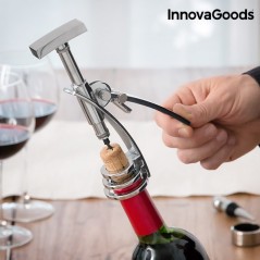 InnovaGoods Screwpull Hebelkorkenzieher- und Weinzubehörset (4