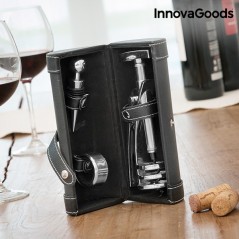 InnovaGoods Screwpull Hebelkorkenzieher- und Weinzubehörset (4