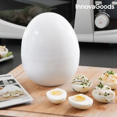 InnovaGoods Boilegg Eierkocher für die Mikrowelle mit Rezepten