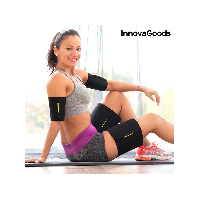 InnovaGoods Schweißbänder mit Saunaeffekt für Arme und Beine