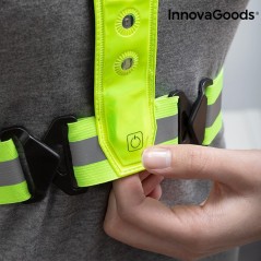 InnovaGoods Reflektierendes Gurtzeug mit LED für Sportler