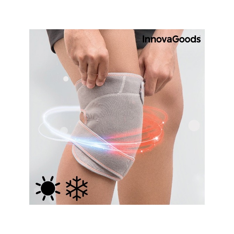 InnovaGoods Kniebandage mit Wärme und Kälte Gelkissen