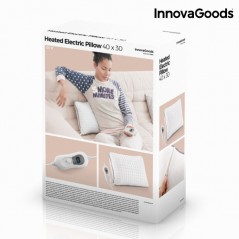 InnovaGoods Elektrisches Kissen 40 x 30 cm 100W Weiß