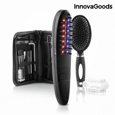 InnovaGoods Elektrischer Haarwuchsfördernder Kamm mit Zubehör
