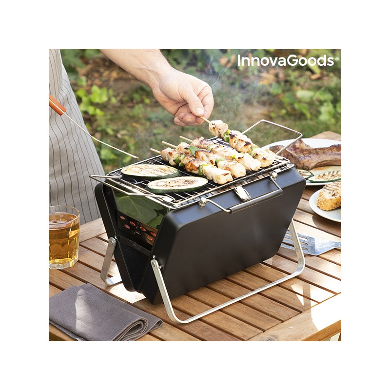 Tragbarer, faltbarer Holzkohlegrill Handy·q InnovaGoods